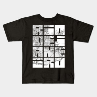 Rio de Janeiro, Brazil City Map Typography - Light Kids T-Shirt